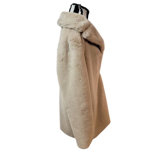 Kimi & Co Paris Faux Fur Teddy Coat S/M (Note:  Missing Top Clasp) - Picture 4 of 8